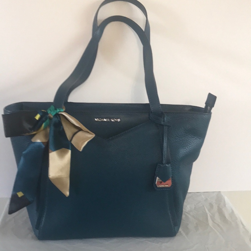 Michael Kors Teal Tote Bag